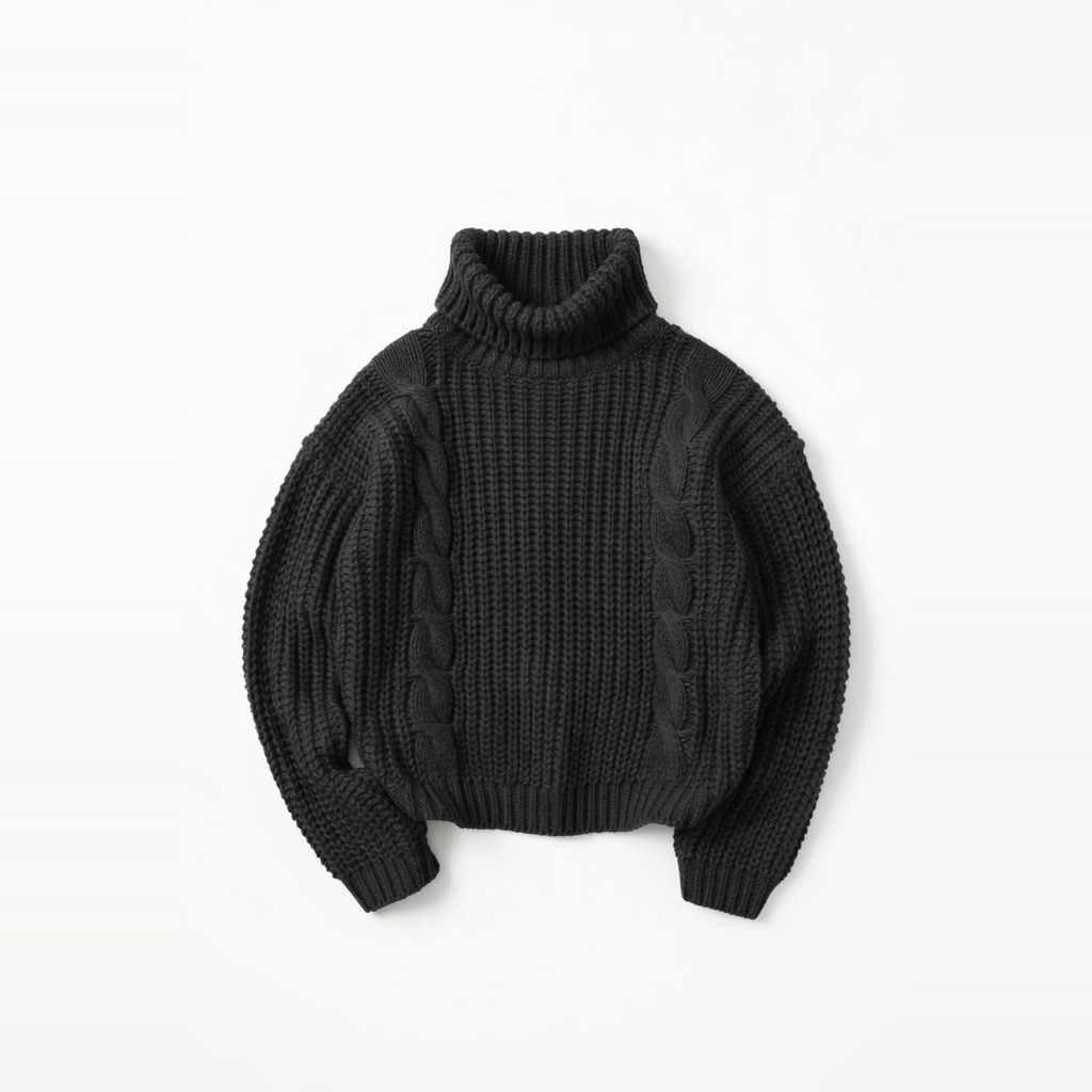 Alpine Chunky Turtleneck Sweater 3