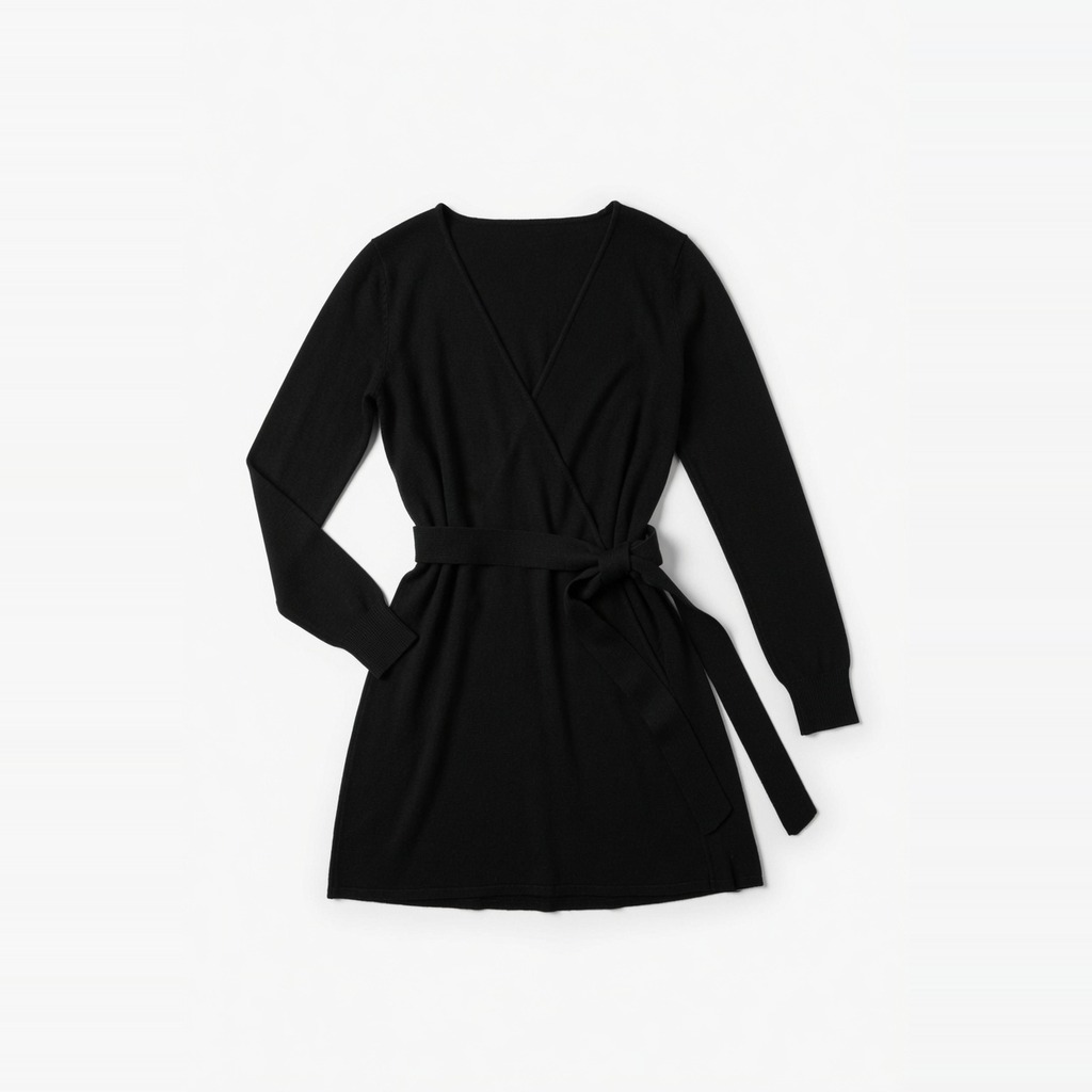 Ivy Wrap Sweater Dress 2