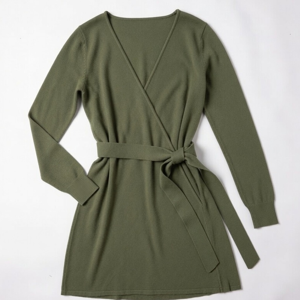 Ivy Wrap Sweater Dress 3