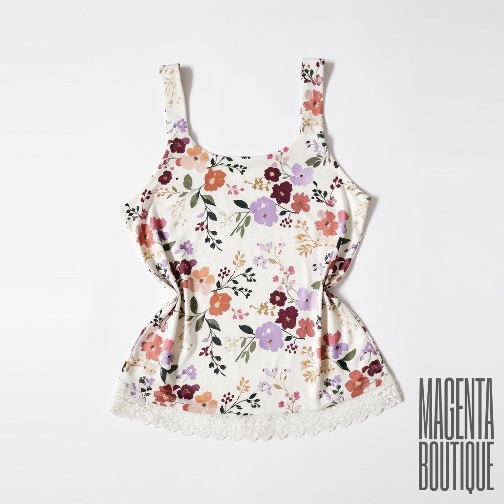 Wildflower Lace Trim Tank